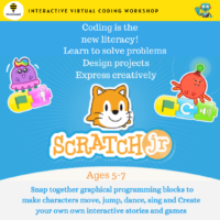 Scratch Jr Online Coding Workshops - 5 Lesson Package (Private online session)