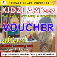 VOUCHER: $75 for 3 KIDZI ARTeez Alive!