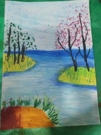 Hommeet Oil pastel classes for kids