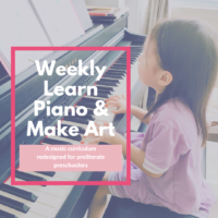 (Pasir Ris) Weekly Piano Lessons with Art Jam for 3.5 to 6y.o.