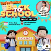 Face-to-Face Parent Meetup with Parent & Child Coach, Ms Betsy Ng!