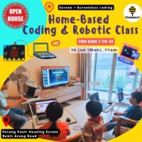16 Jun (Mon), Potong Pasir Housing Estate (Bukit Arang Road)- 𝐎𝐩𝐞𝐧 𝐇𝐨𝐮𝐬𝐞 Home-Based Coding & Robotics Class